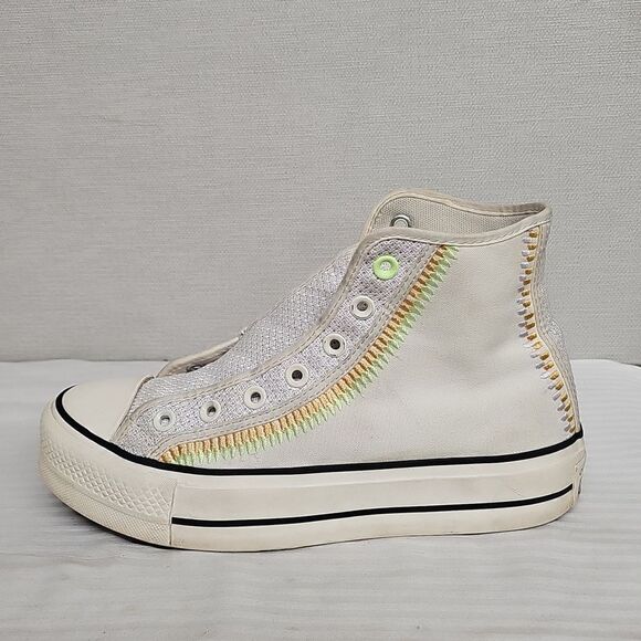 CONVERSE CTAS LIFT HI EMBROIDERED SNEAKERS BFPM-04-222 - Picture 7 of 10